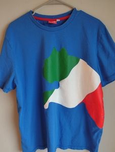 PUMA Men's Oversized Logo Tee. Italian Flag Colors, Green White & Red. 🔥XLARGE